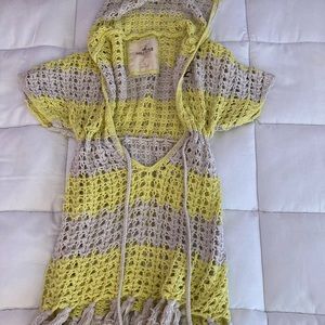 Hollister knit swim coverup